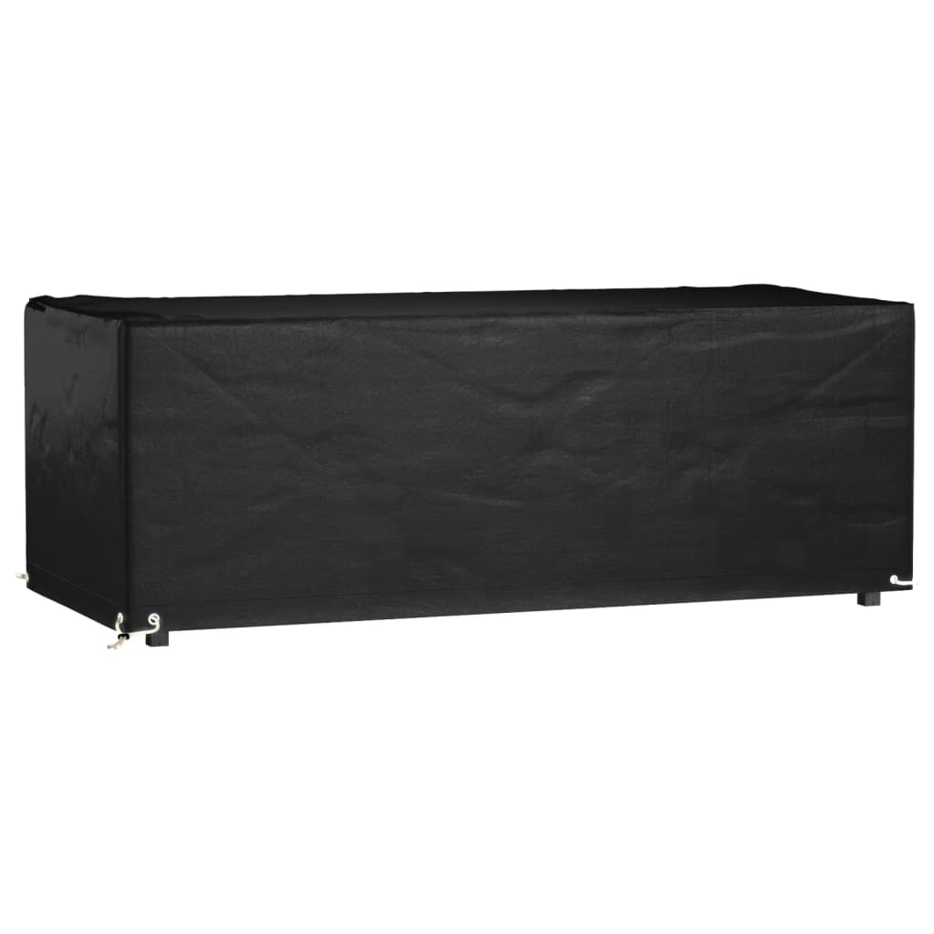 Vetonek Funda para muebles de jardín 8 ojales rectangular 192x82x65 cm