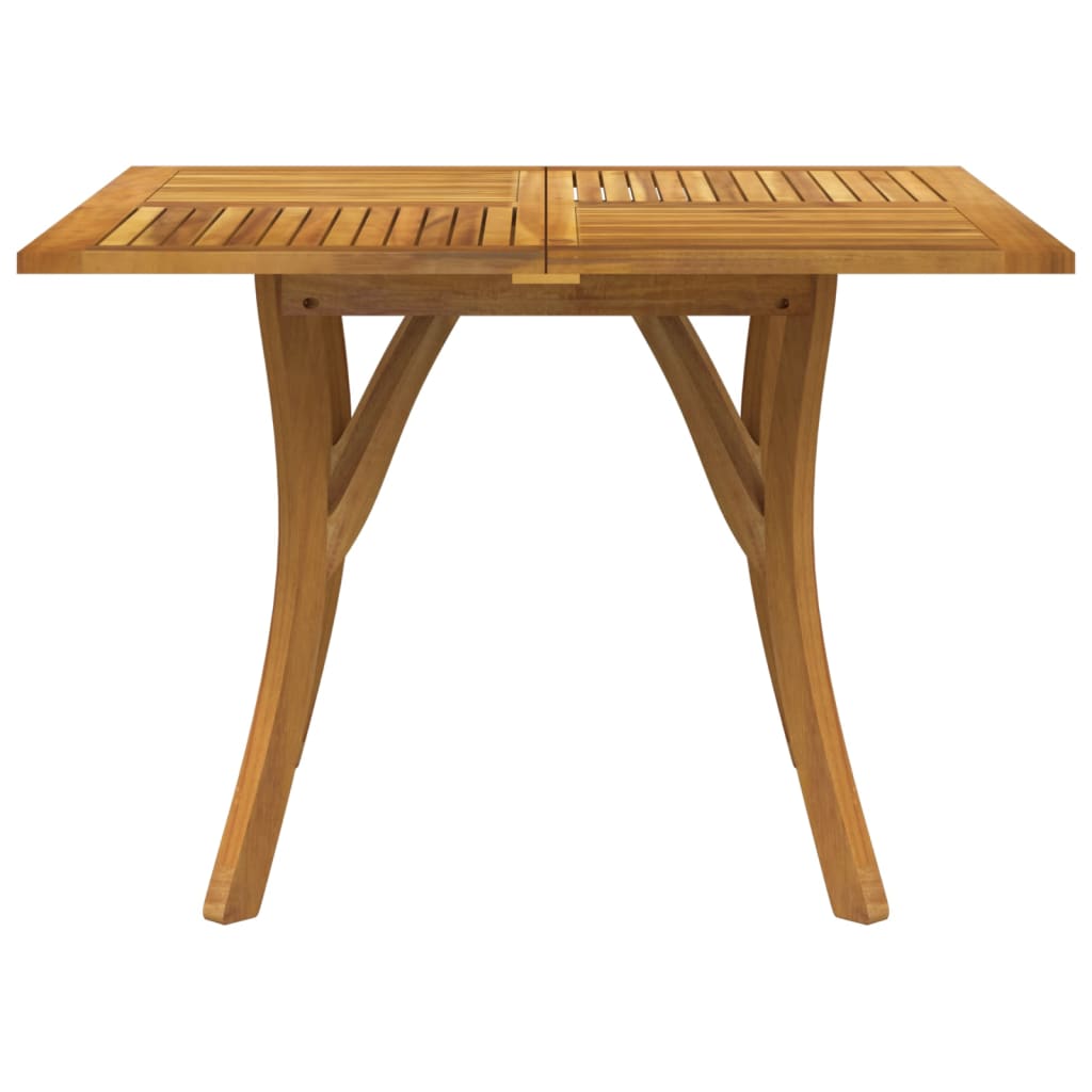 Mesa de jardín madera maciza de acacia 110x110x75 cm vidaXL