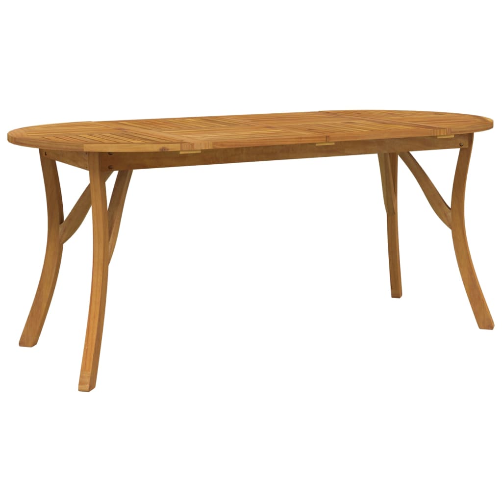 Mesa de jardín madera maciza de acacia 200x90x75 cm vidaXL