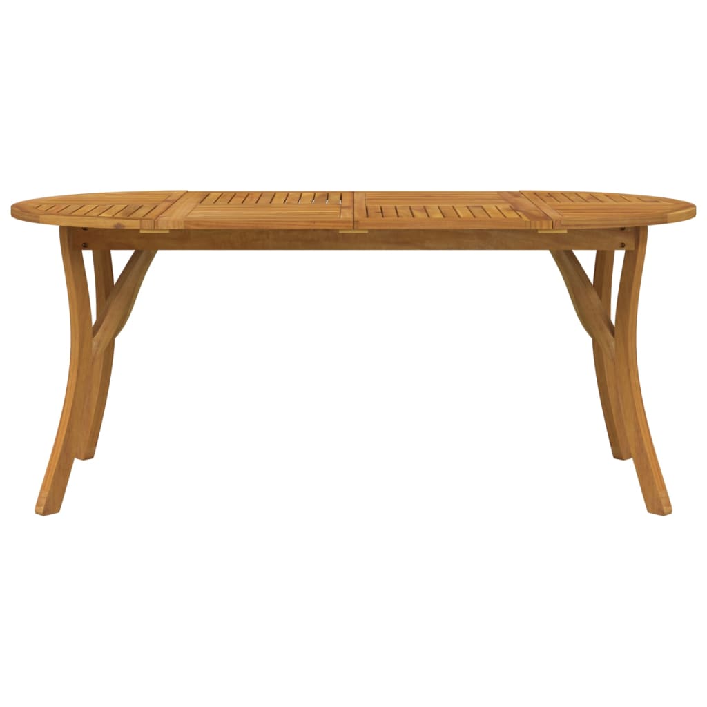 Mesa de jardín madera maciza de acacia 200x90x75 cm vidaXL