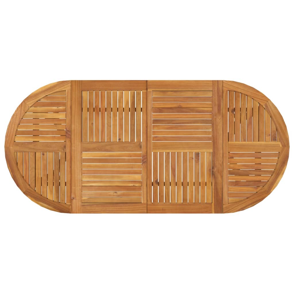 Mesa de jardín madera maciza de acacia 200x90x75 cm vidaXL