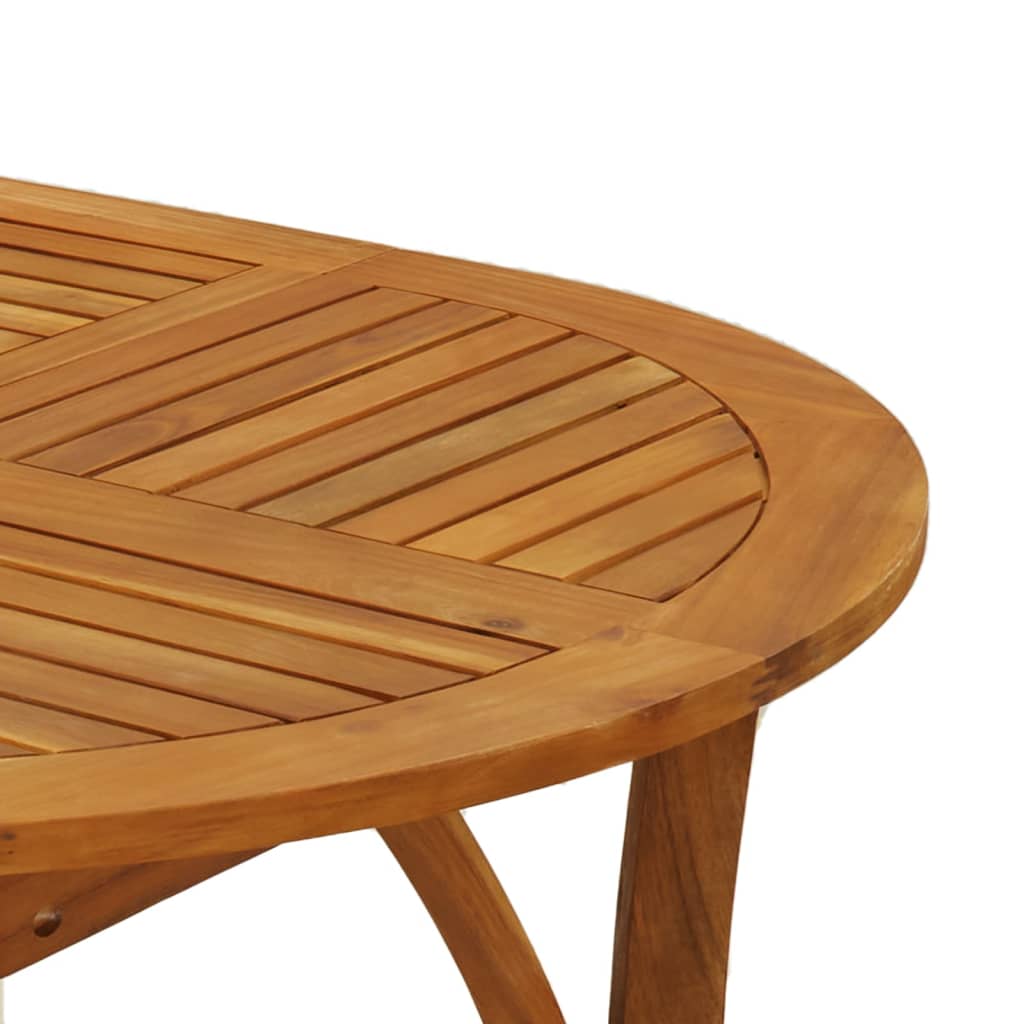 Mesa de jardín madera maciza de acacia 200x90x75 cm vidaXL