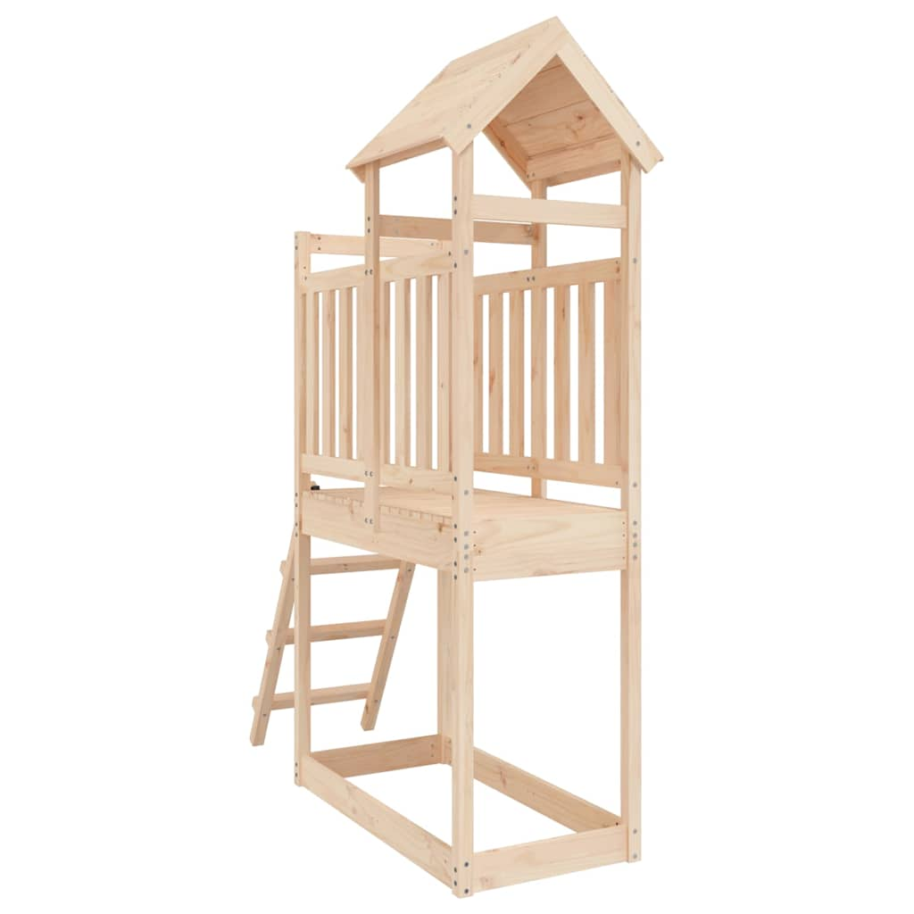 Parque infantil de exterior madera maciza de pino 53x110x214 cm vidaXL