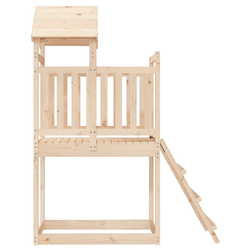 Parque infantil de exterior madera maciza de pino 53x110x214 cm vidaXL