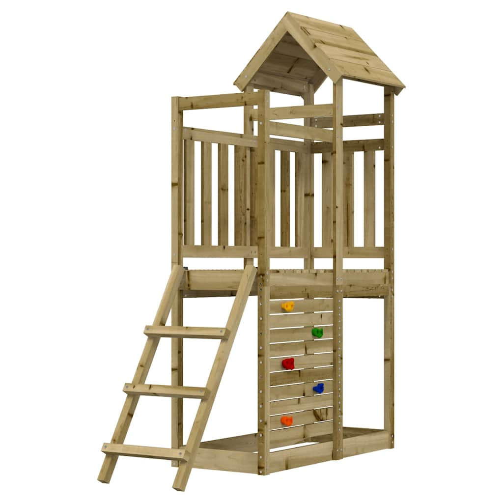 Vetonek Parque infantil de madera pino impregnada 52,5x110,5x214 cm