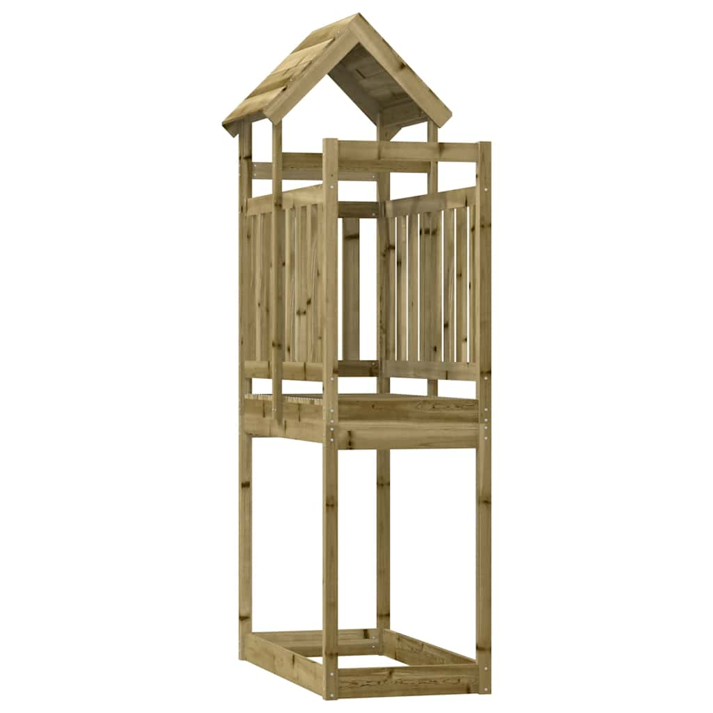 Vetonek Torre de juegos madera pino impregnada 52,5x110,5x214 cm