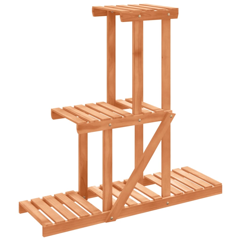 Soporte para flores de madera maciza abeto 81x25x75,5 cm vidaXL