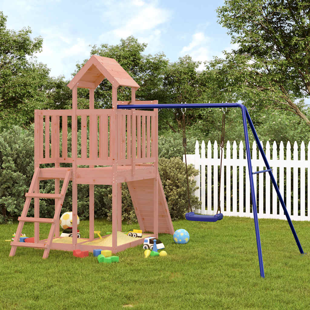 Vetonek Parque infantil de exterior madera maciza Douglas