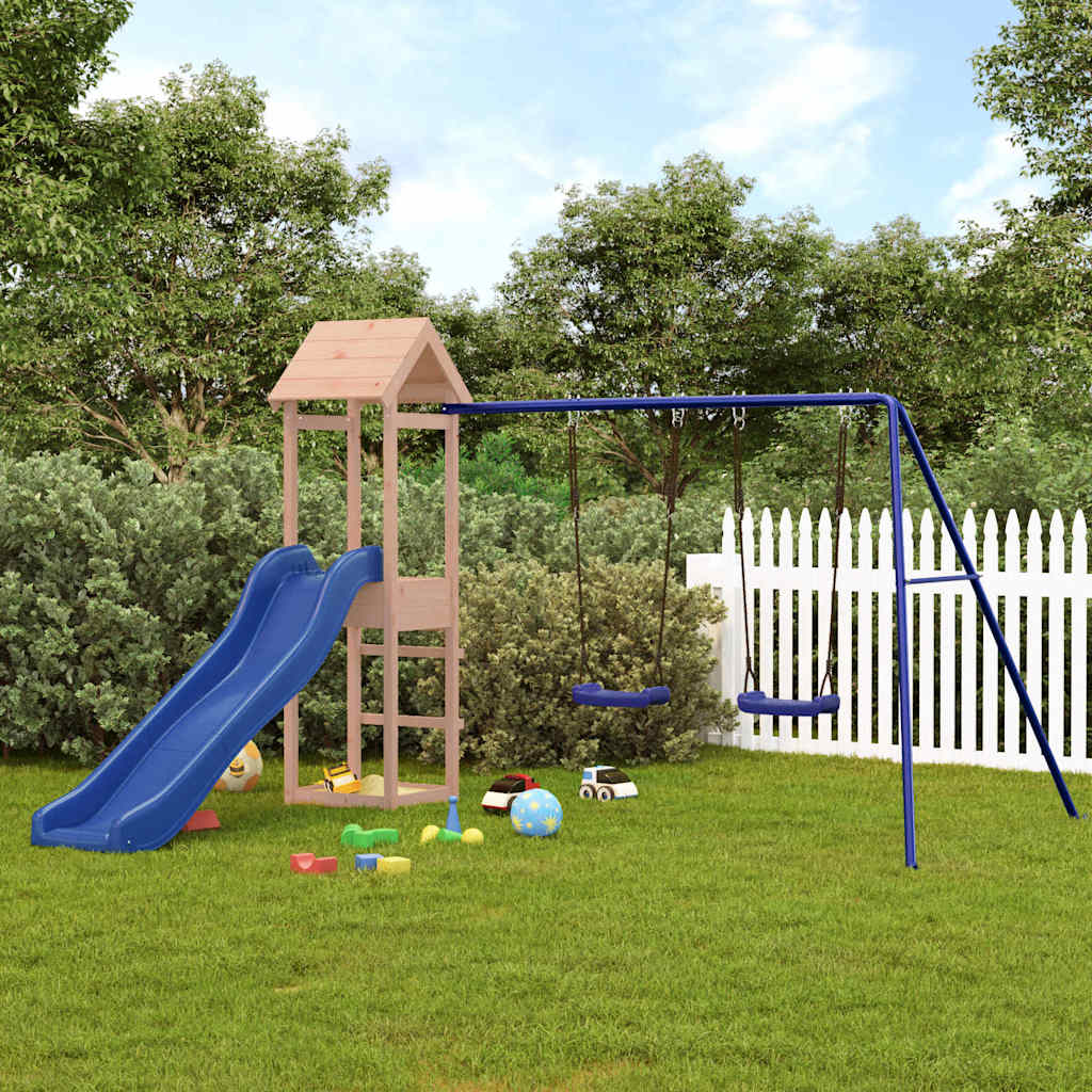 Vetonek Parque infantil de exterior madera maciza Douglas