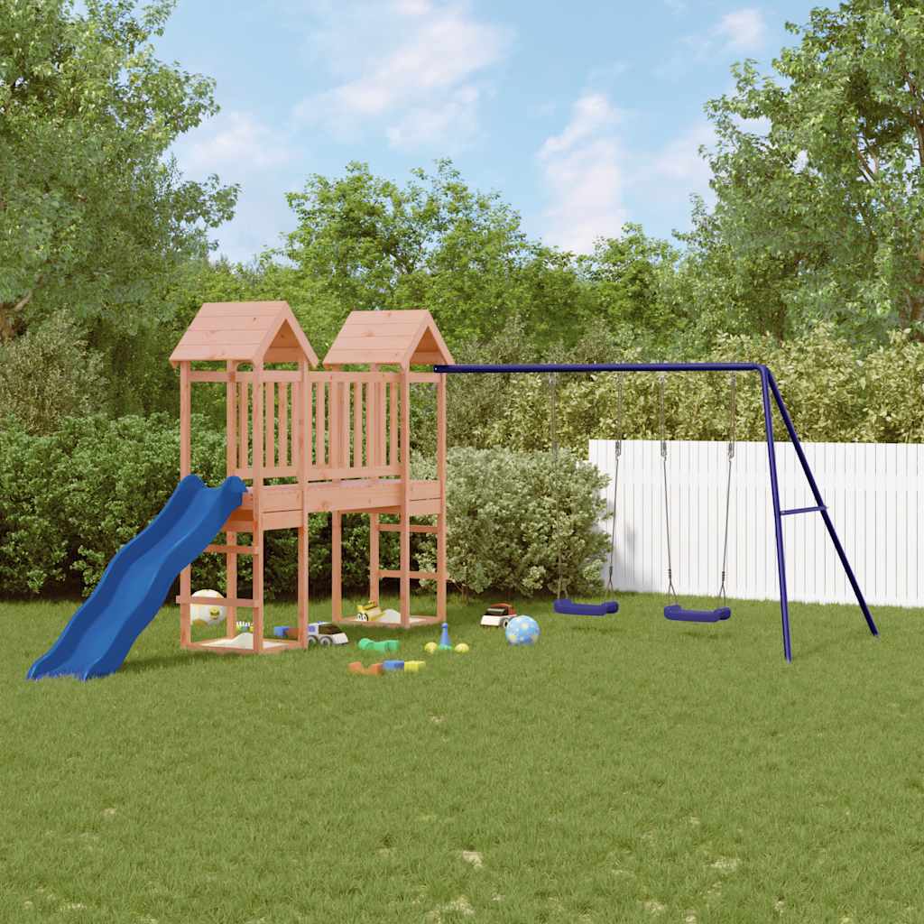 Vetonek Parque infantil de exterior madera maciza Douglas