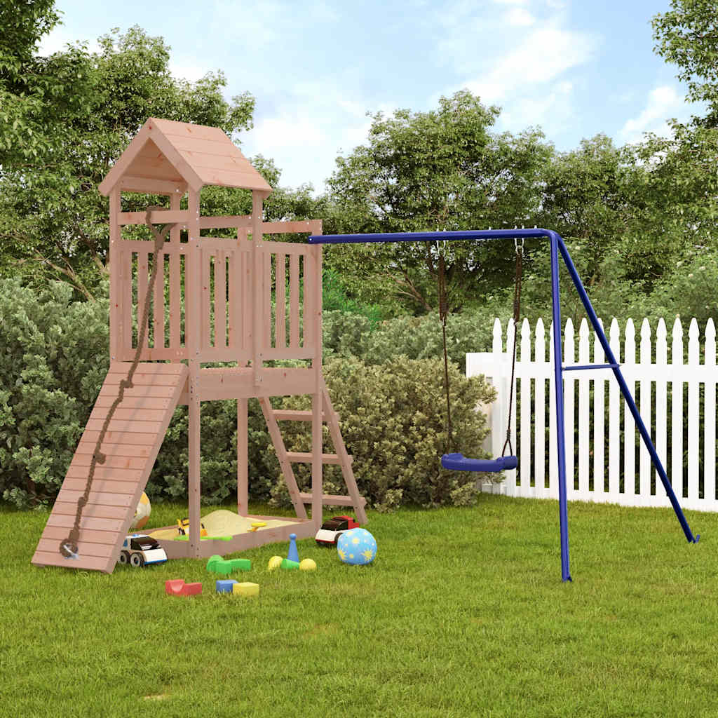 Vetonek Parque infantil de exterior madera maciza Douglas