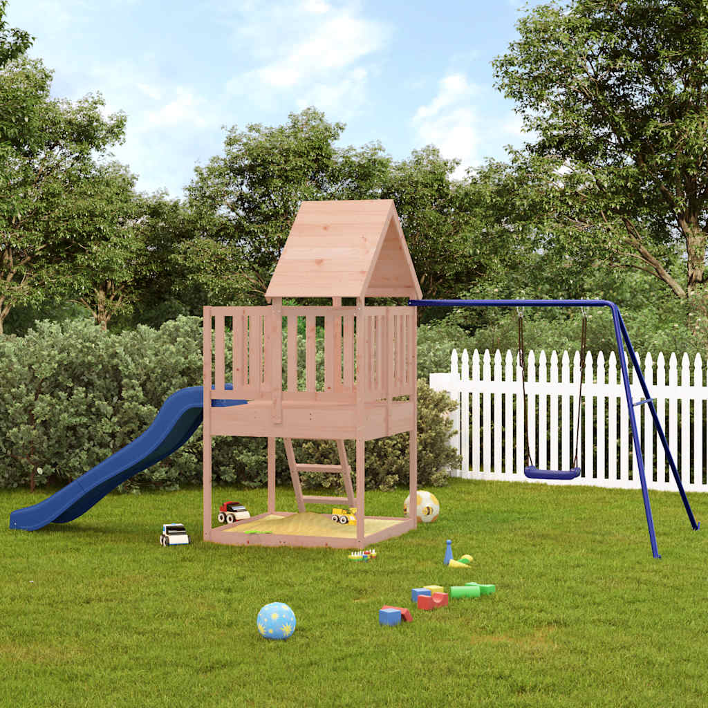 Vetonek Parque infantil de exterior madera maciza Douglas