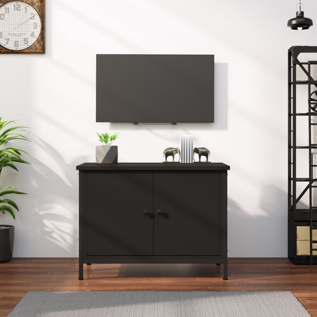 Vetonek Mueble de TV con puertas madera contrachapada 60x35x45 cm