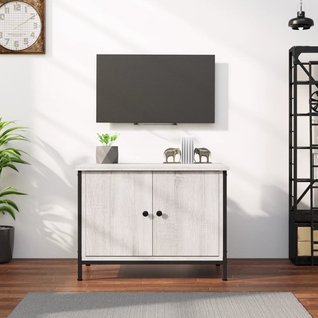 Vetonek Mueble de TV madera contrachapada gris Sonoma 60x35x45 cm