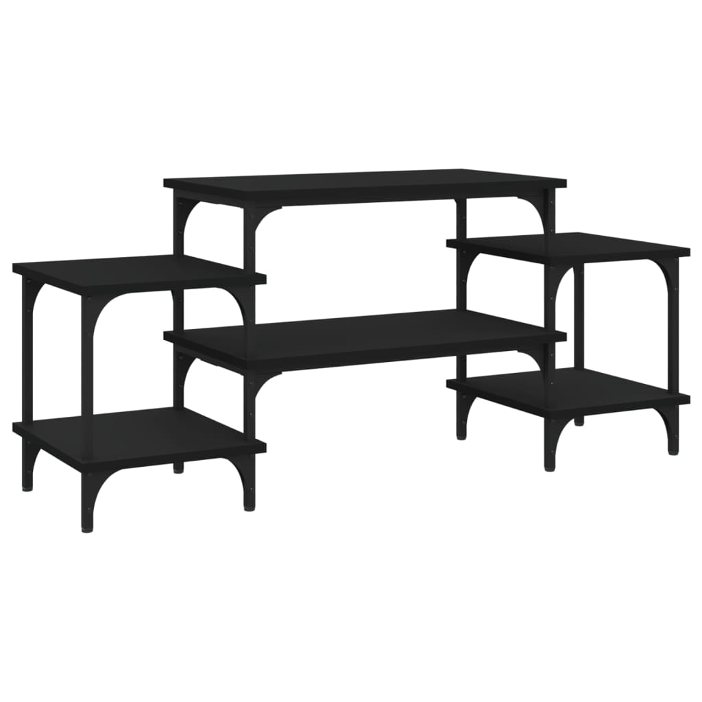 Mueble para TV madera negro 117x35x52 cm vidaXL