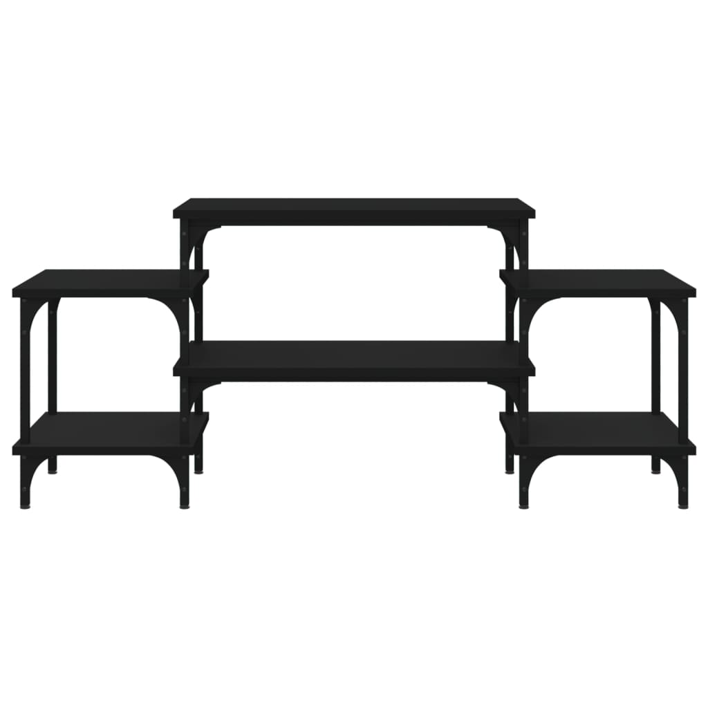 Mueble para TV madera negro 117x35x52 cm vidaXL