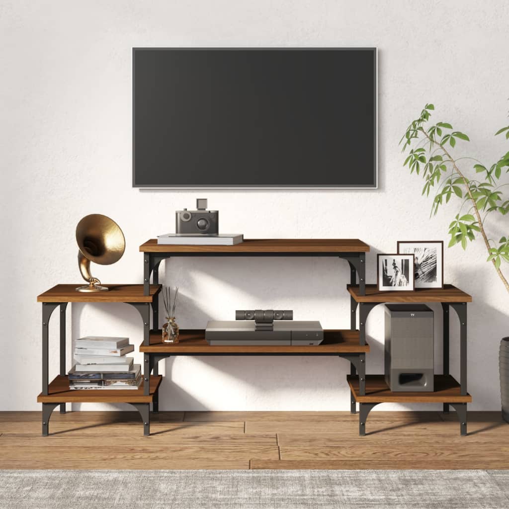 Brown oak tv furniture 117x35x52 cm