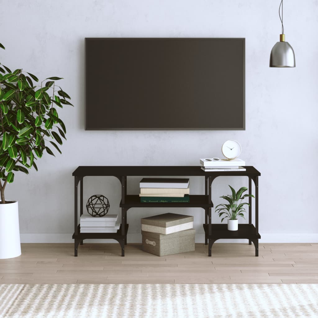 Mobili tv black legno 102x35x45.5 cm