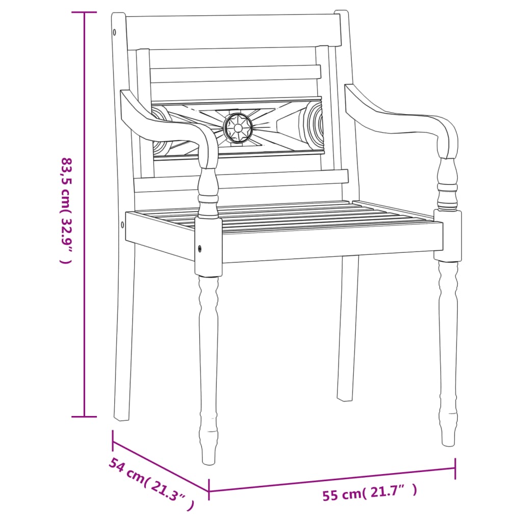 Juego de comedor para jardín 5 piezas madera maciza de teca vidaXL