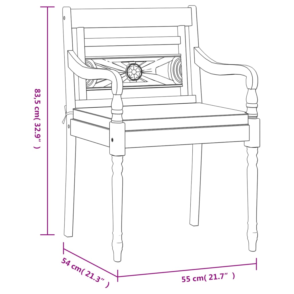 Juego comedor de jardín 3 pzas cojines gris oscuro madera teca vidaXL