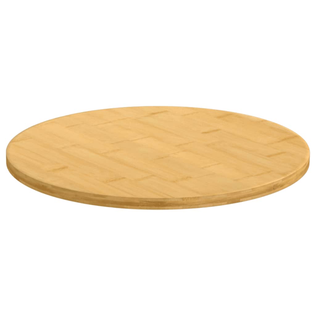 Tablero de mesa de bambú Ø50x1,5 cm vidaXL