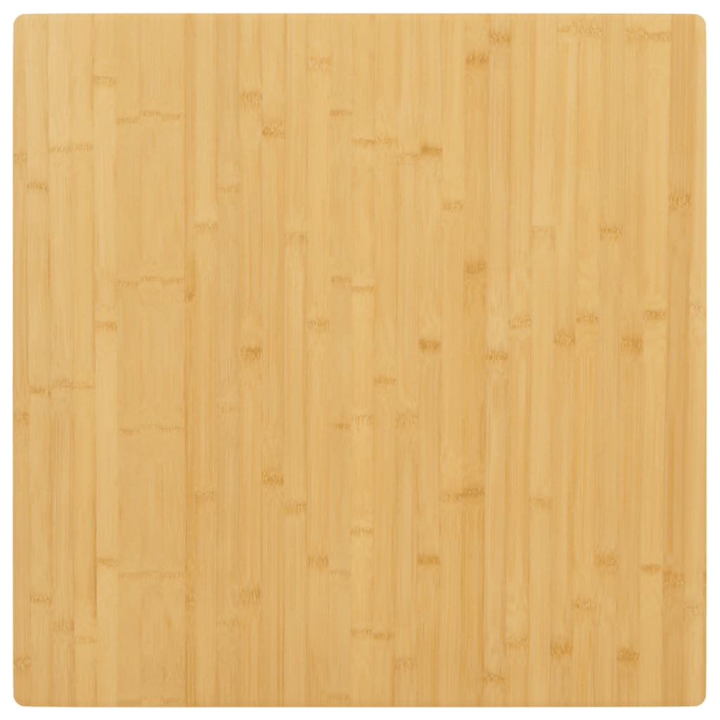 Vetonek Tablero de mesa de bambú 90x90x2,5 cm