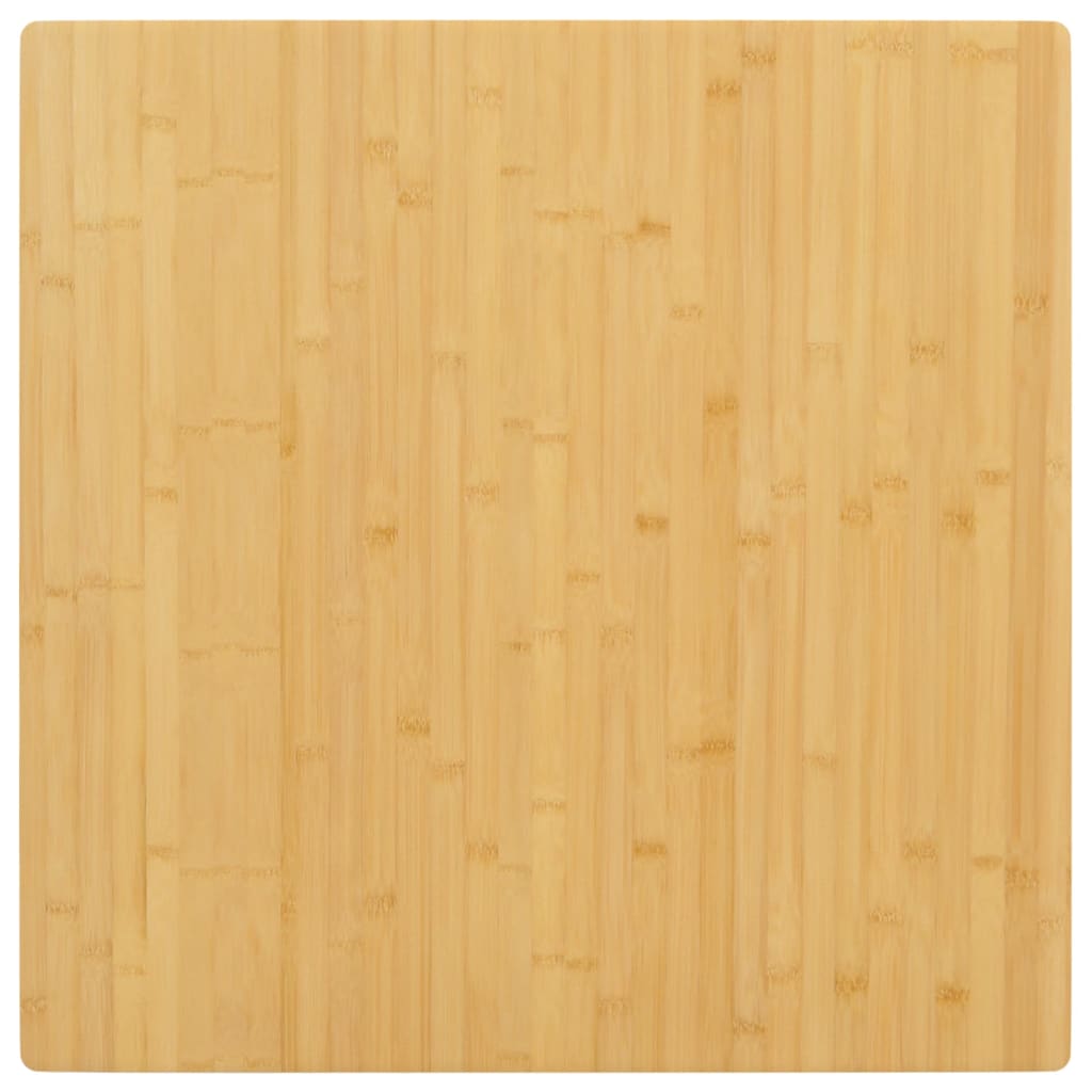 Vetonek Tablero de mesa de bambú 90x90x4 cm