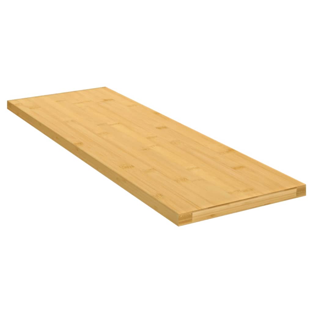 Vetonek Estante de pared de bambú 60x20x1,5 cm