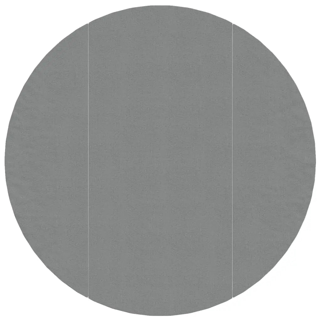 Vetonek Tapiz de suelo piscina geotextil de poliéster gris claro Ø366cm