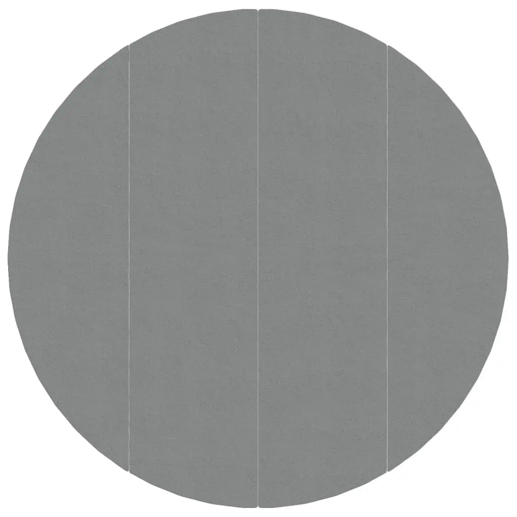 Vetonek Tapiz de suelo piscina geotextil de poliéster gris claro Ø428cm