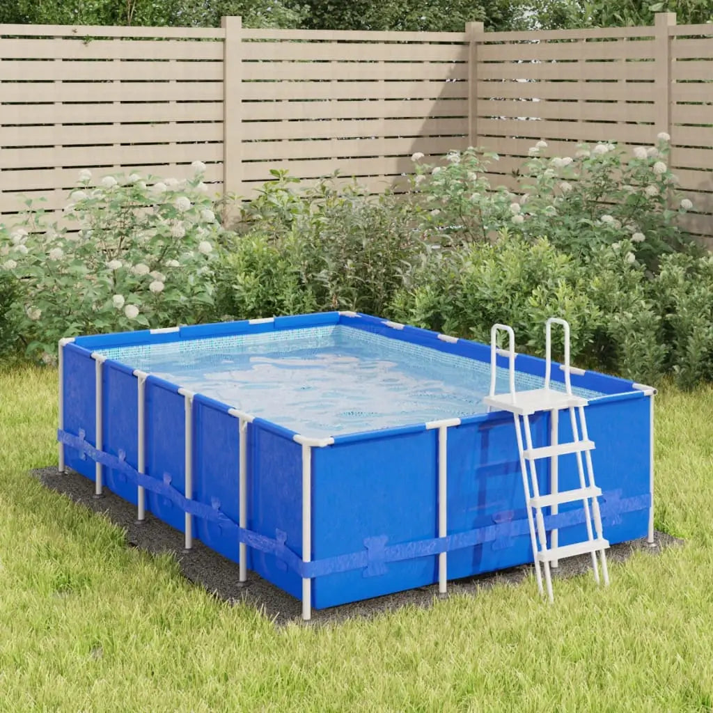 Tapiz de suelo piscina geotextil poliéster gris claro 300x220cm V3977 Vetonek