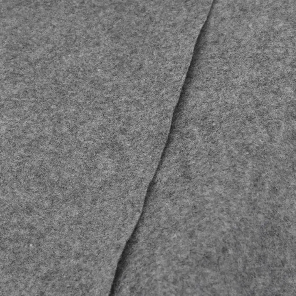 Tapiz de suelo piscina geotextil poliéster gris claro 420x220cm V3984 Vetonek