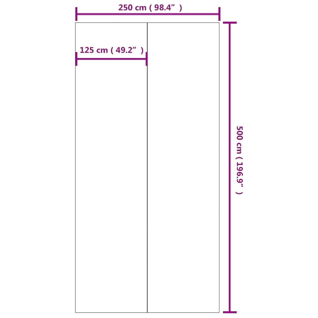 Tapiz de suelo piscina geotextil poliéster gris claro 500x250cm vidaXL