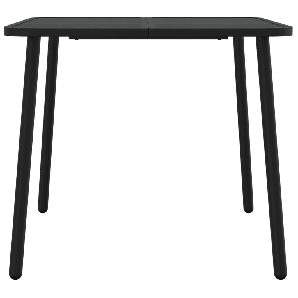 80x80x71 cm anthracite steel table