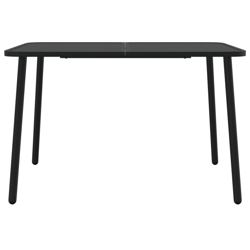 Gray Garden Table Anthracite 110x80x71 cm