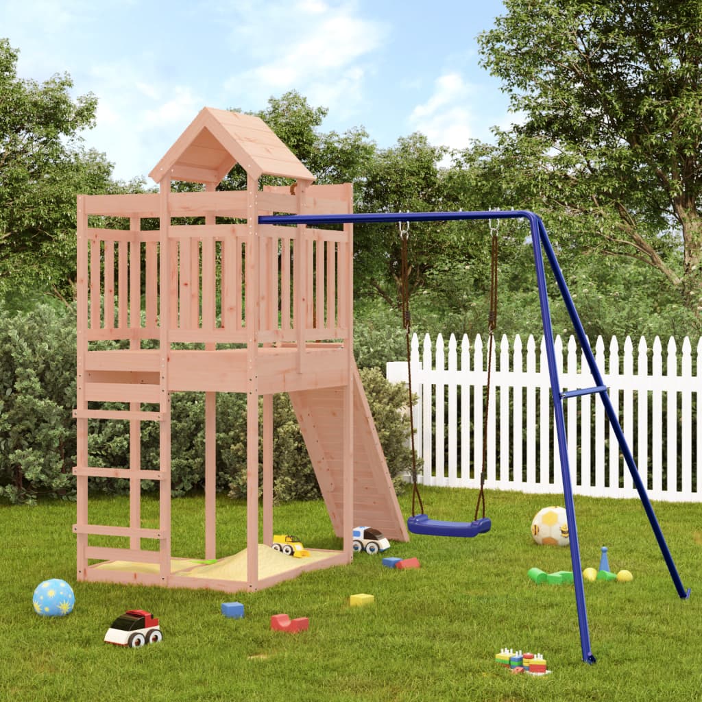 Vetonek Parque infantil de exterior madera maciza Douglas