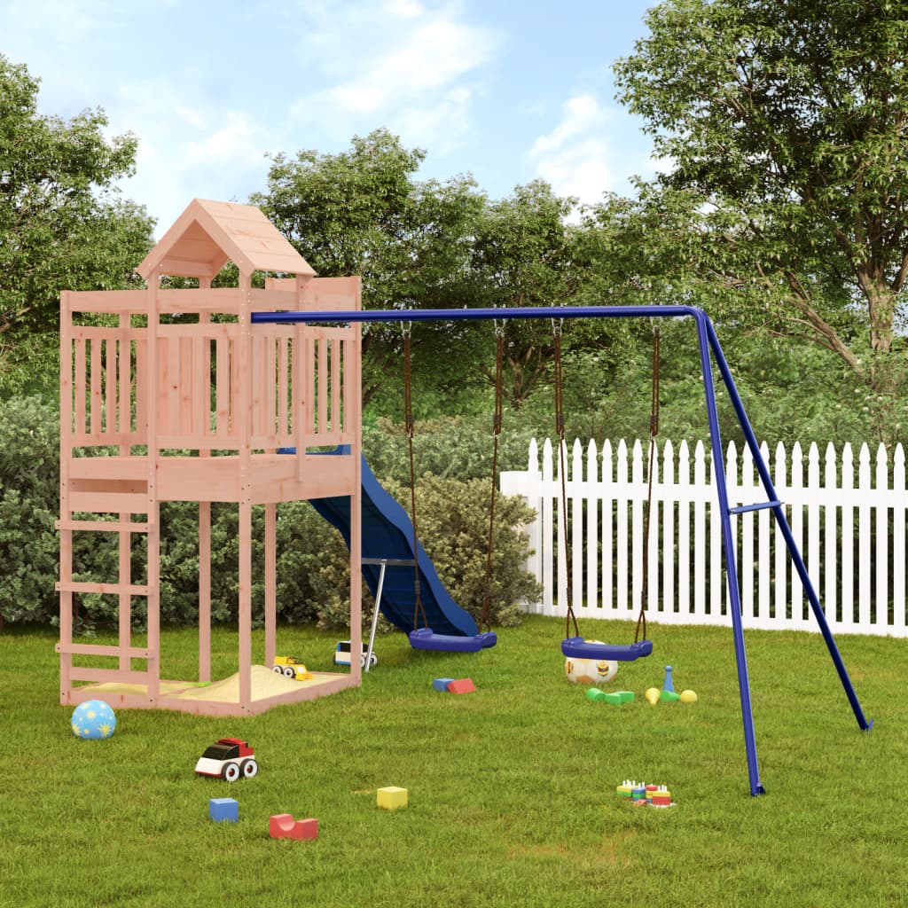 Vetonek Parque infantil de exterior madera maciza Douglas