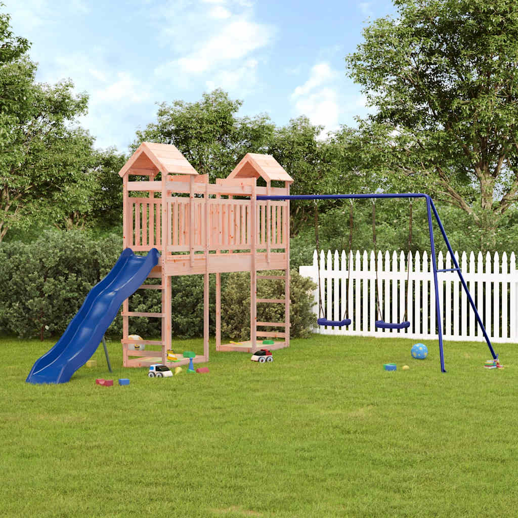 Vetonek Parque infantil de exterior madera maciza Douglas