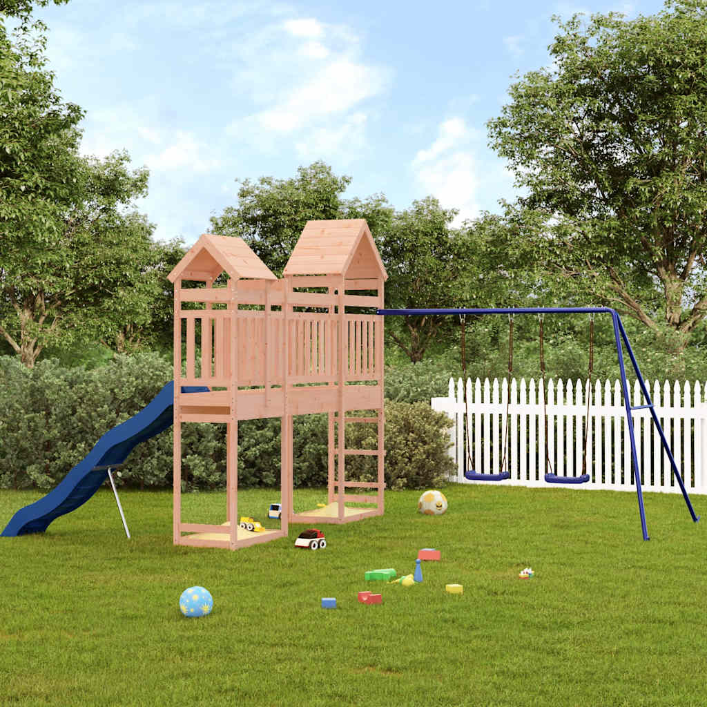 Vetonek Parque infantil de exterior madera maciza Douglas