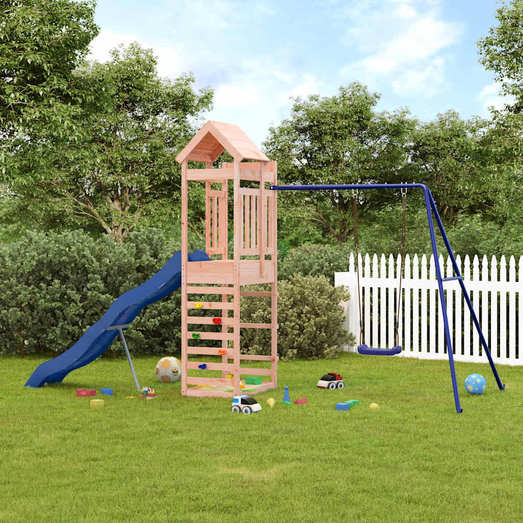 Vetonek Parque infantil de exterior madera maciza Douglas