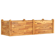 Vetonek Jardinière en bois d'acacia massif 160x60x44 cm