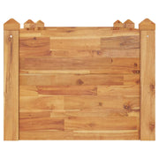 Jardinière Jardinière en bois d'acacia massif 160x60x44 cm v0937 - Vetonek