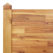 Jardinière Jardinière en bois d'acacia massif 160x60x44 cm v0937 - Vetonek