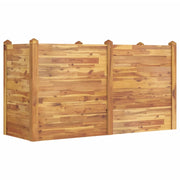 Vetonek Jardinière en bois d'acacia massif 160x60x84 cm