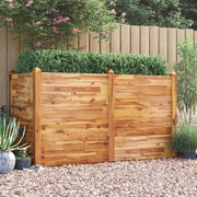 Jardinière en bois d'acacia massif 160x60x84 cm v0944 Vetonek