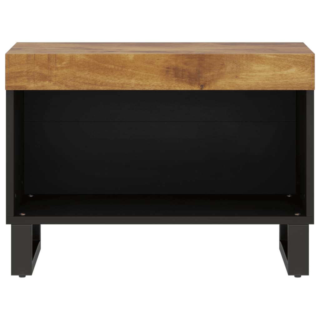 Mueble de TV madera maciza de mango 60x33x43,5 cm