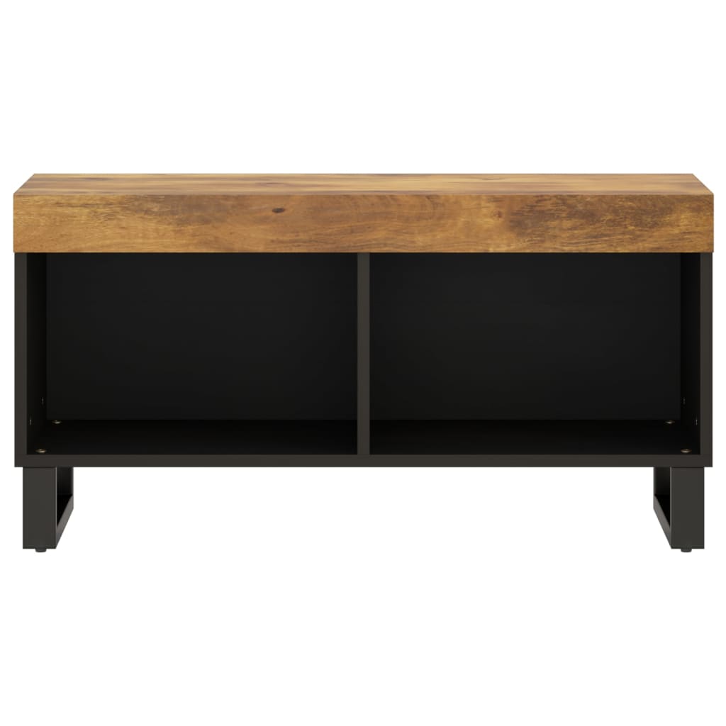 Mueble de TV madera maciza de mango 85x33x43,5 cm