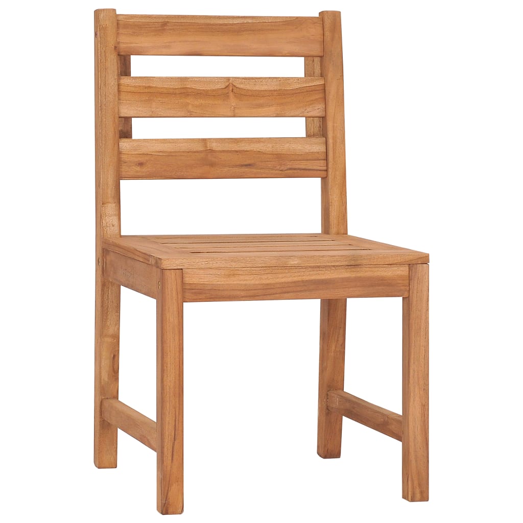 Garden chairs 6 units solid teak wood