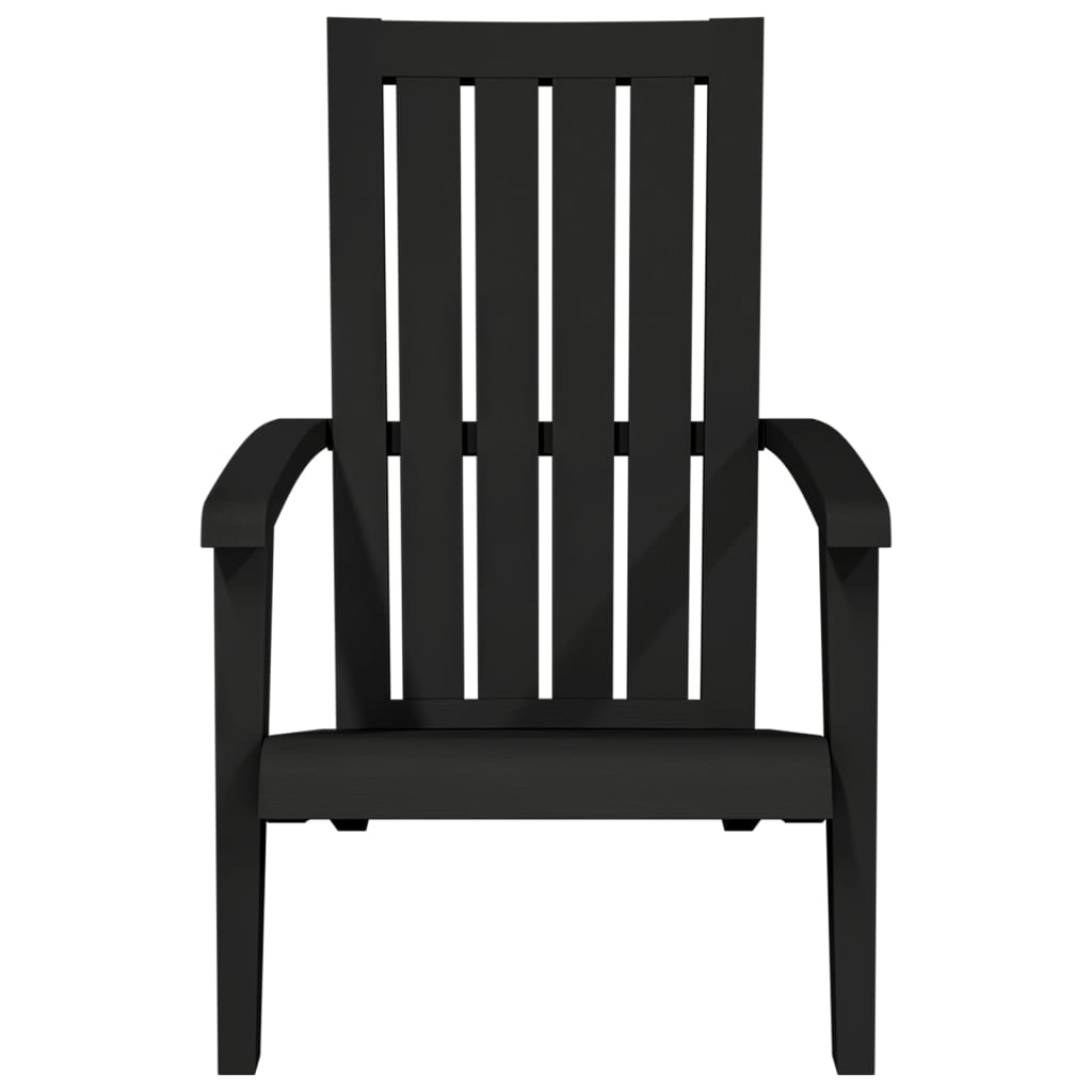 Adirondack Polypropylene Black Garden