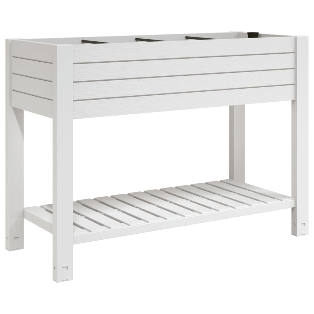 Vetonek Jardinera alta polipropileno blanco 110x45x79 cm